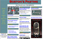 Desktop Screenshot of bostonspastime.com